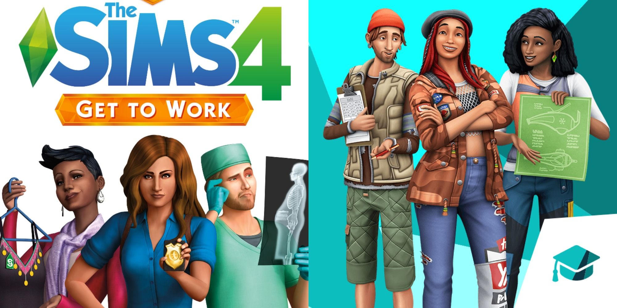 the sims 4 get to work expansion pack features