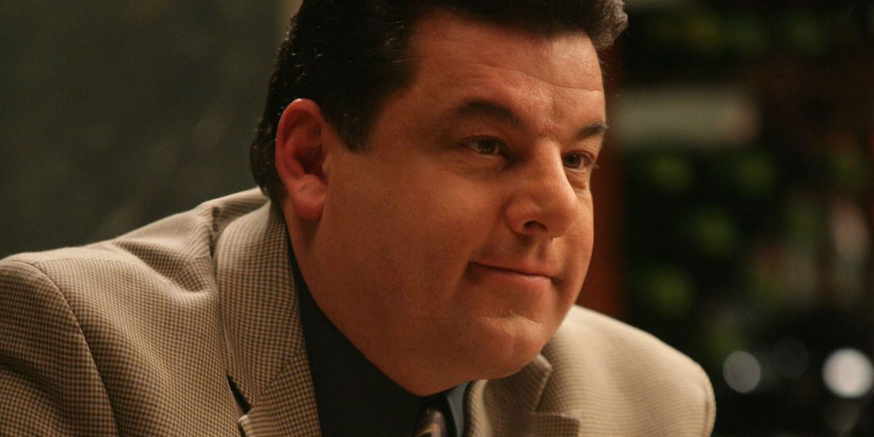 Steven R. Schirripa looking serious as Bobby Bacala in The Sopranos on HBO