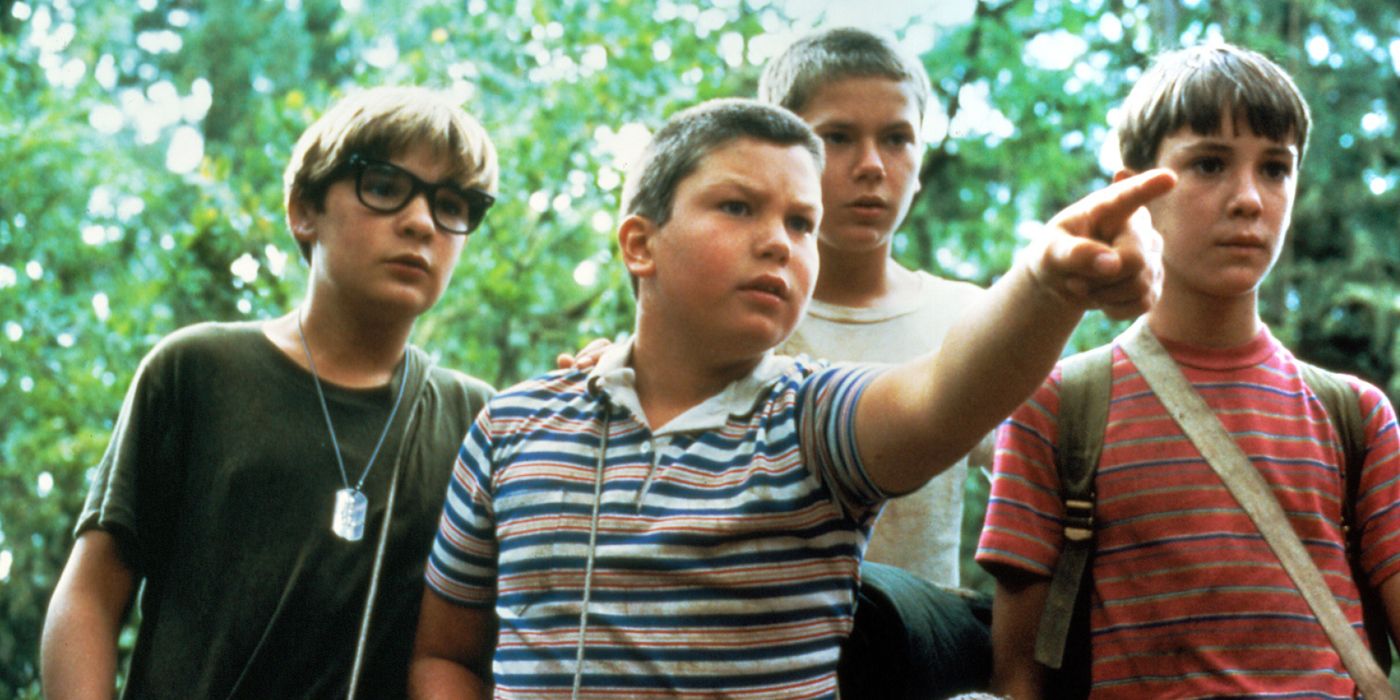 The Stand by Me kids looking for a dead body.
