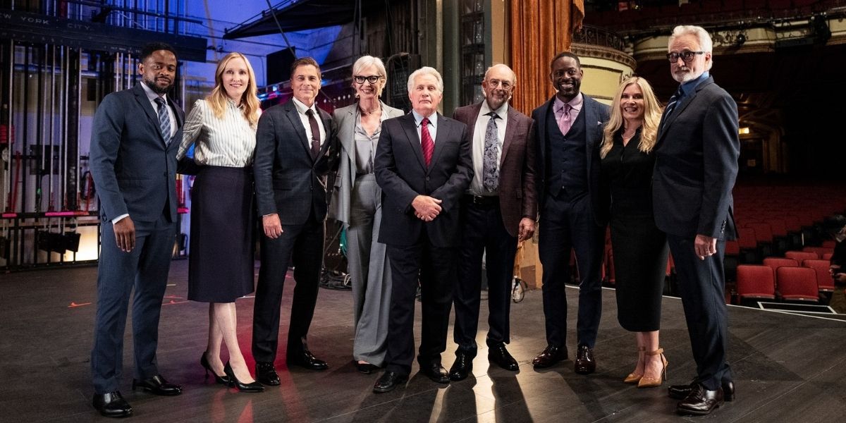 The cast of the West Wing reunites