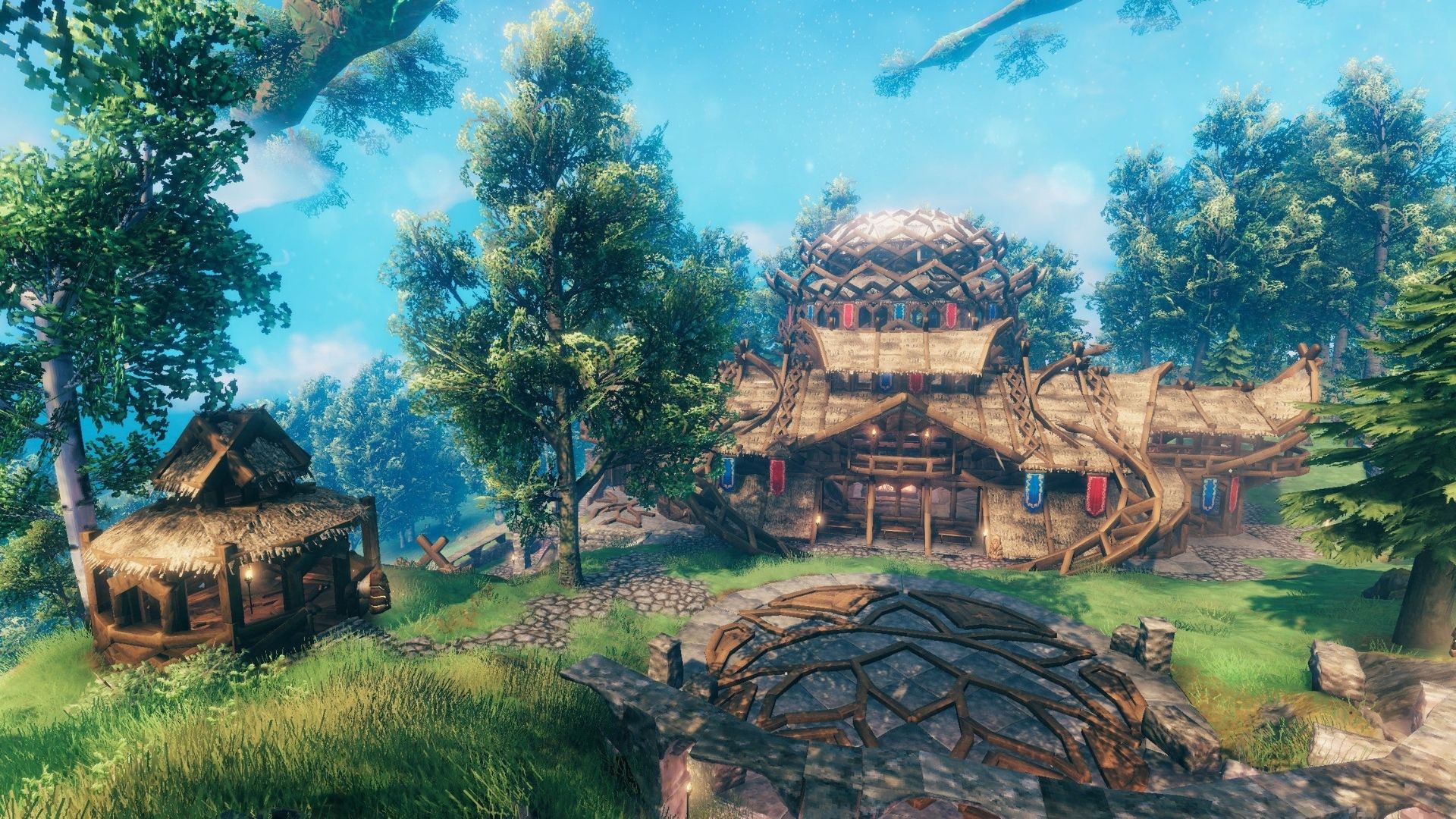 The White Lotus Villa built in Valheim with no cheats, tricks, or console commands.