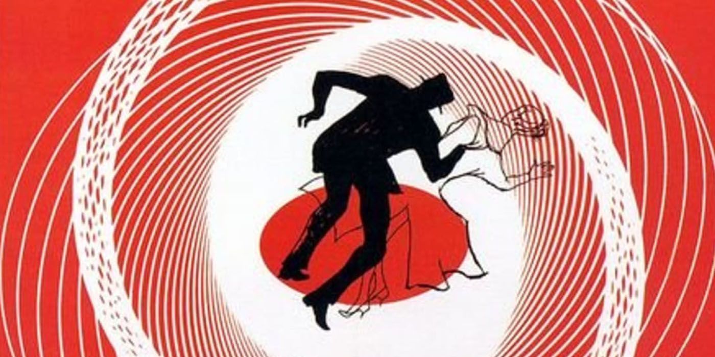 The artwork for Hitchcock's Vertigo.