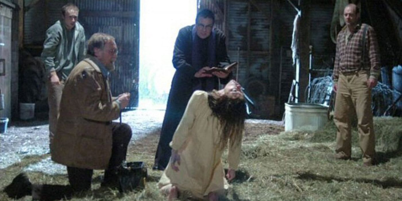 The exorcism from The Exorcism of Emily Rose.