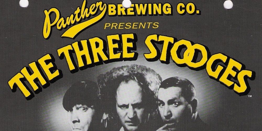 Poster ad for The Three Stoges Three Little Beers