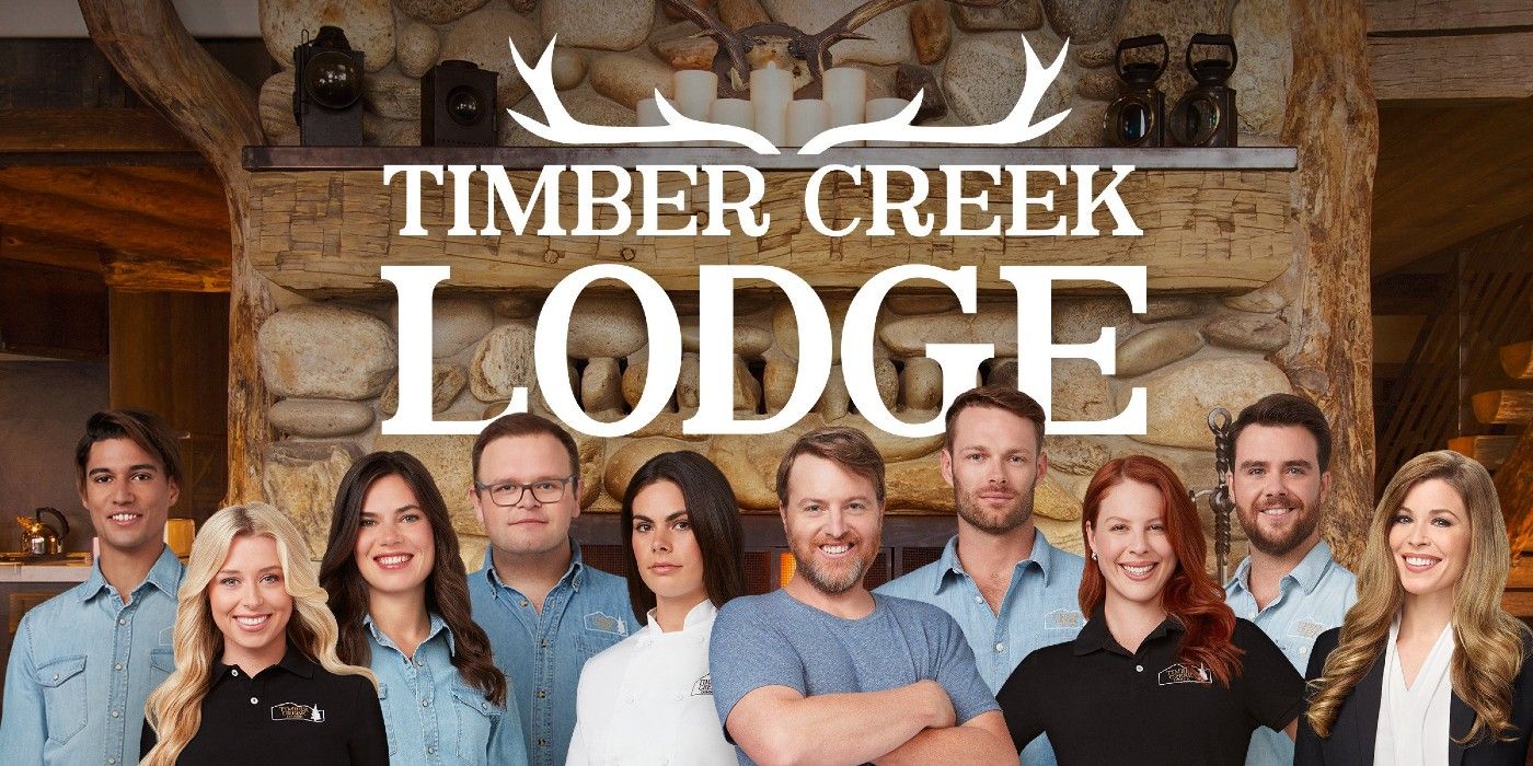 Title screen and cast of Timber Creek Lodge