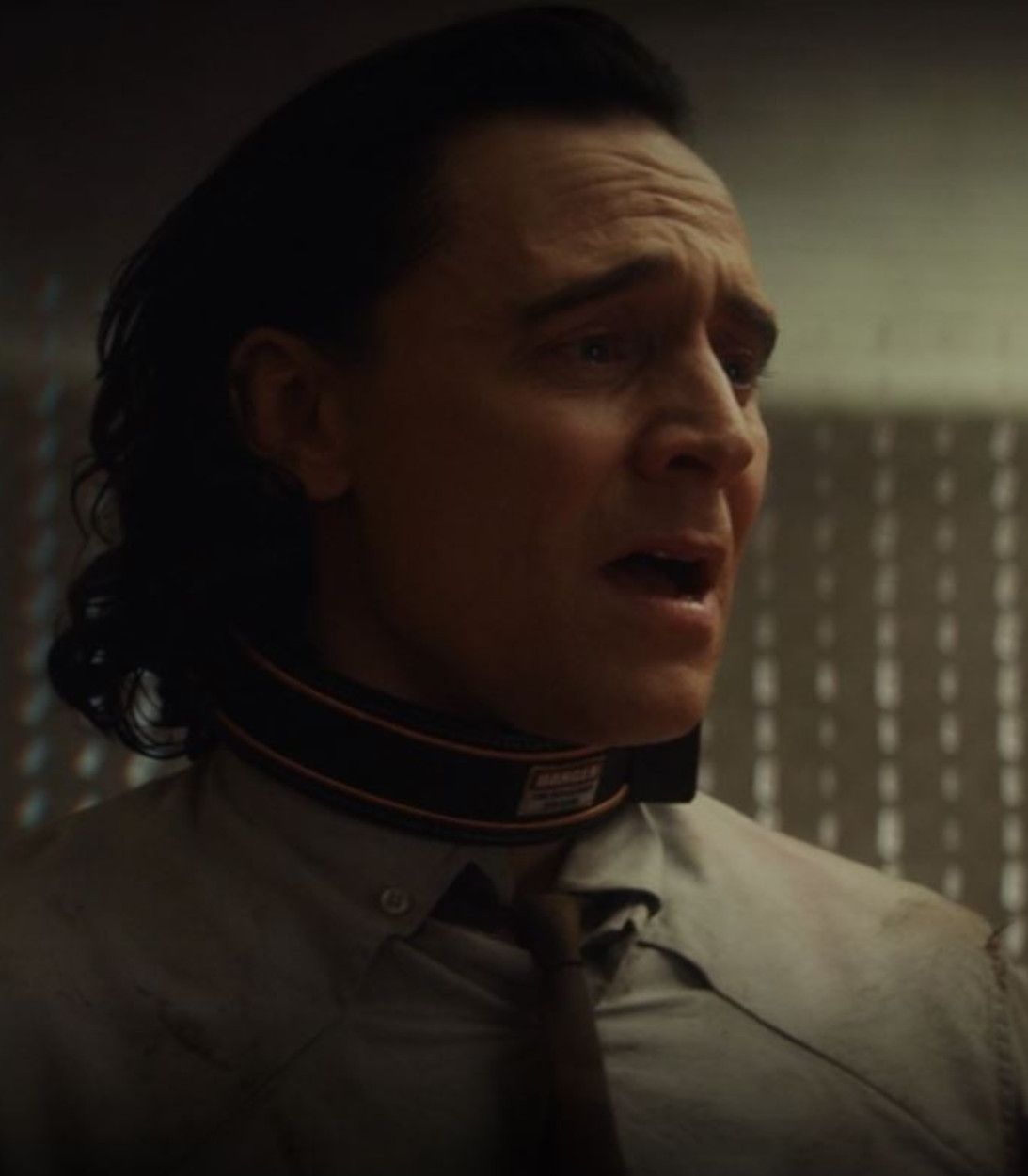 Tom Hiddleston as a devastated Loki in Loki Episode 4 Vertical