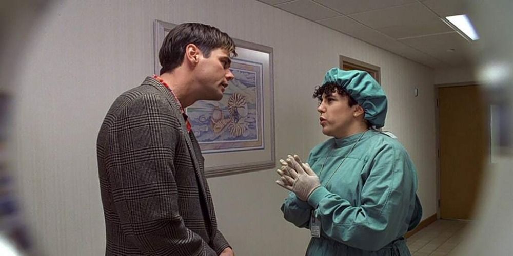 Truman infiltrates the hospital in The Truman Show