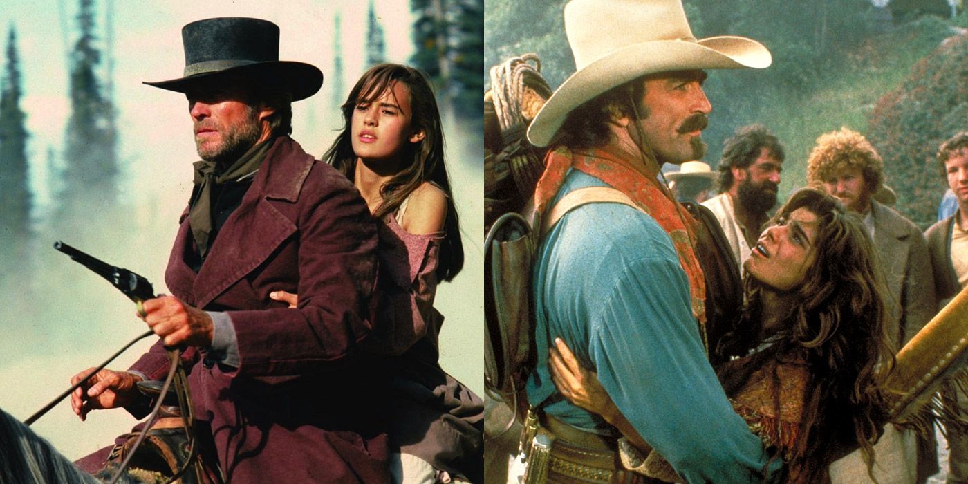 Split image of Pale Rider and Quigley Down Under