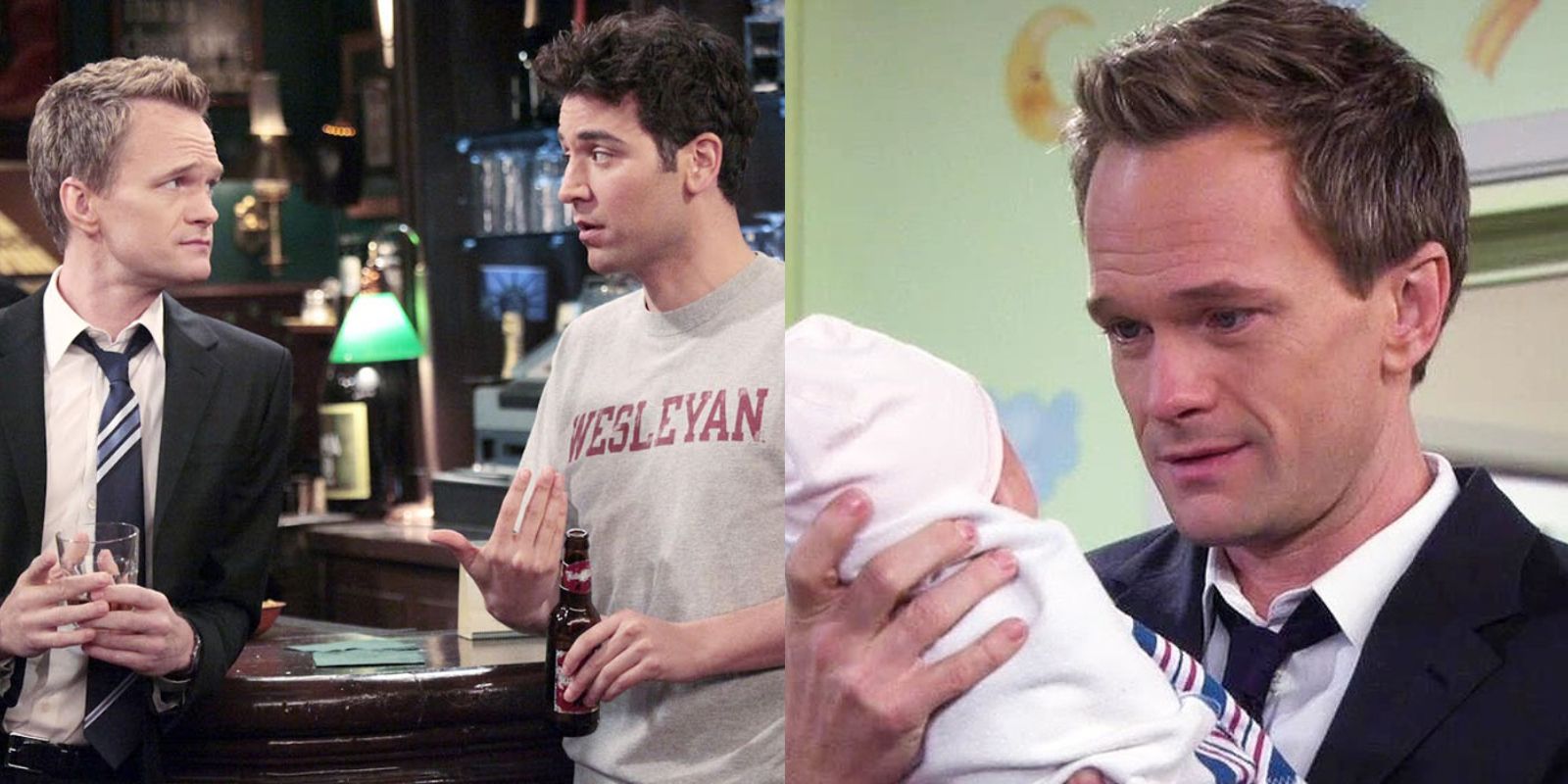Collage of Barney images from How I Met Your Mother