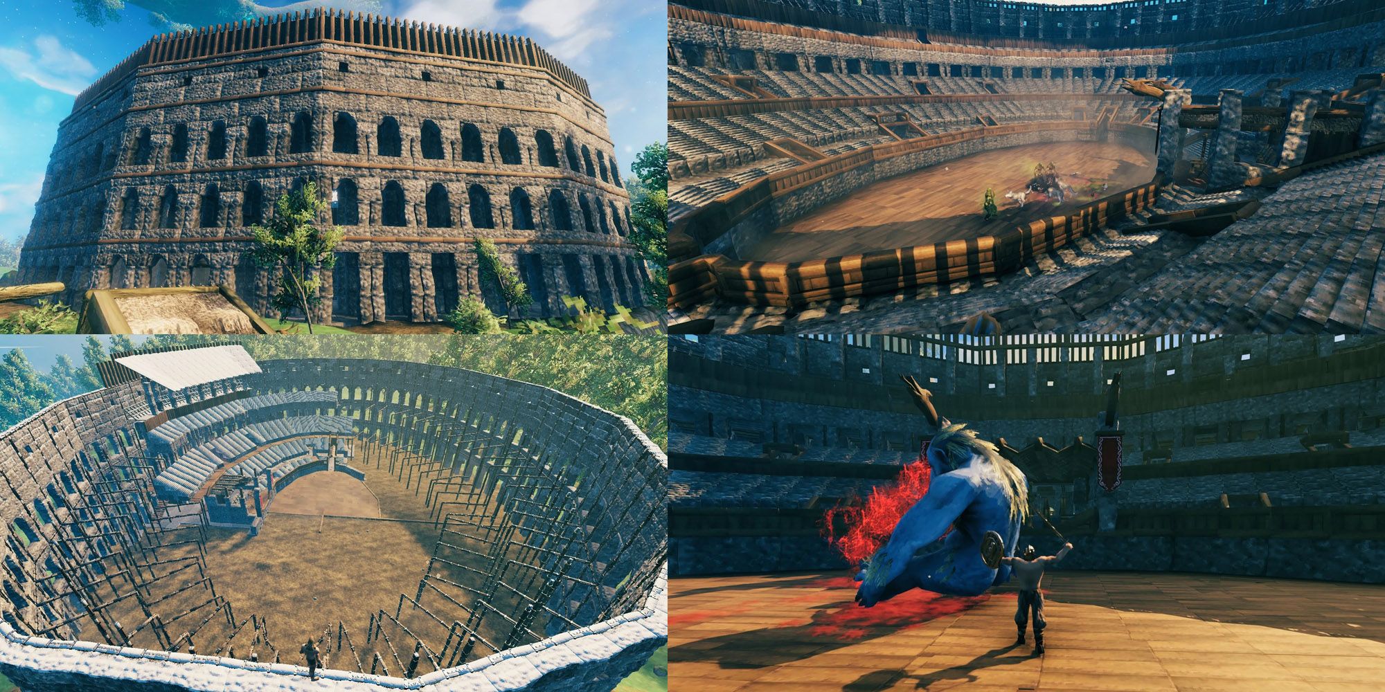 Valheim Colosseum Build
