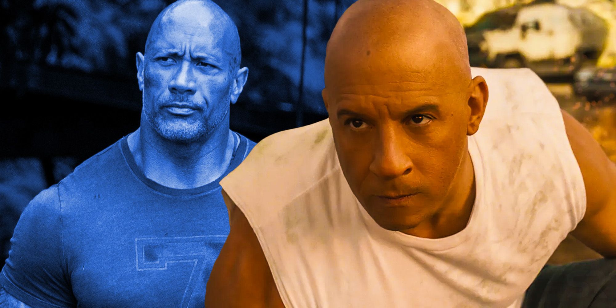 Qual é a origem do frio entre Dwayne 'The Rock' Johnson e Vin Diesel? Eles  chegaram a golpes? - Quora