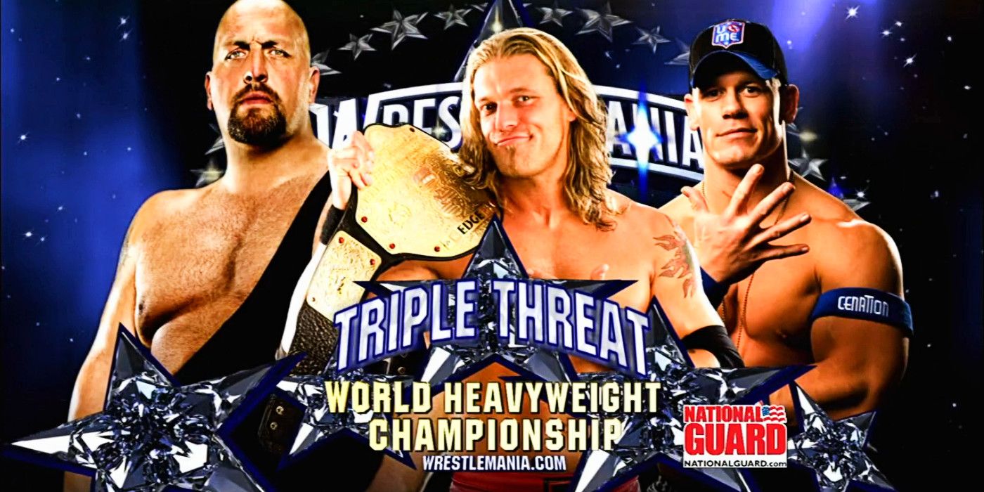 WWE WrestleMania 25 - Big Show vs Edge vs John Cena