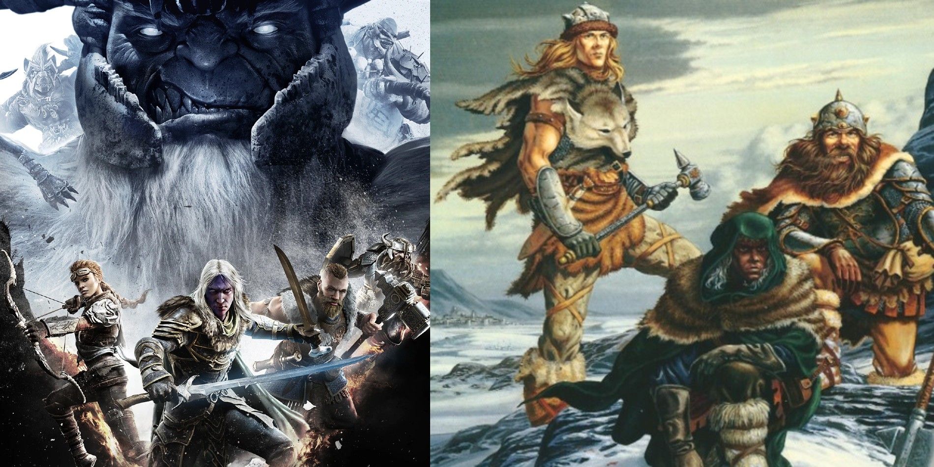 Where Does D&amp;D Dark Alliance Take Place Within The Legend Of Drizzt - Dark Alliance The Crystal Shard Cover Side By Side Image