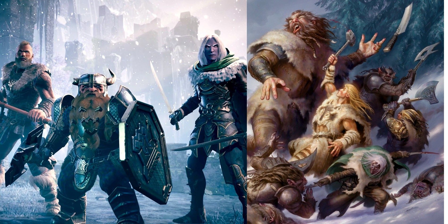 Where Does D&amp;D Dark Alliance Take Place Within The Legend Of Drizzt - Dark Alliance The Crystal Shard New Cover Side By Side Image