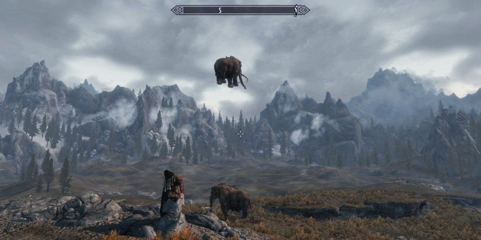 Why Flying Mammoths Are In Skyrim