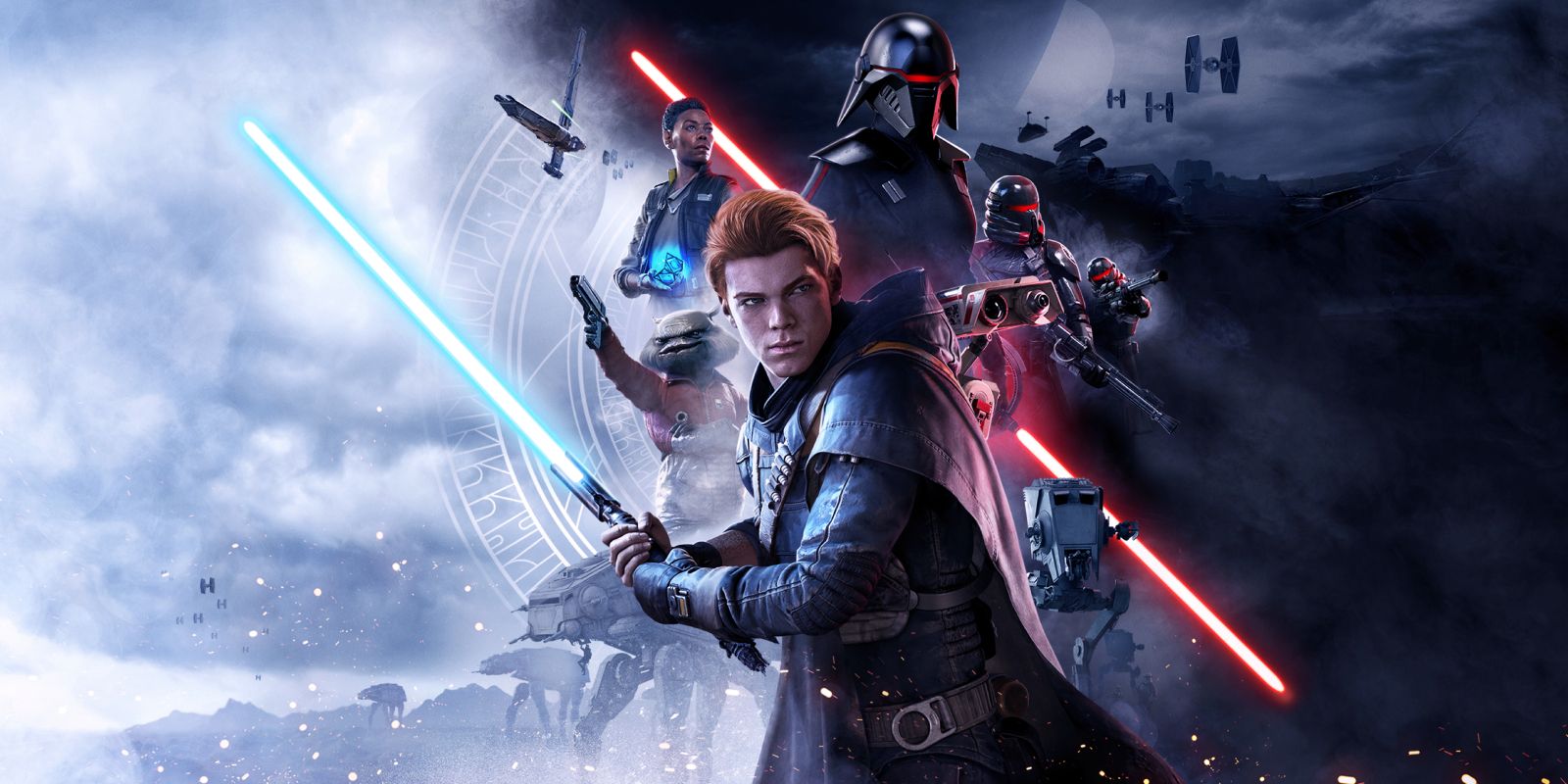 An image of a Jedi wielding a lightsaber in Star Wars