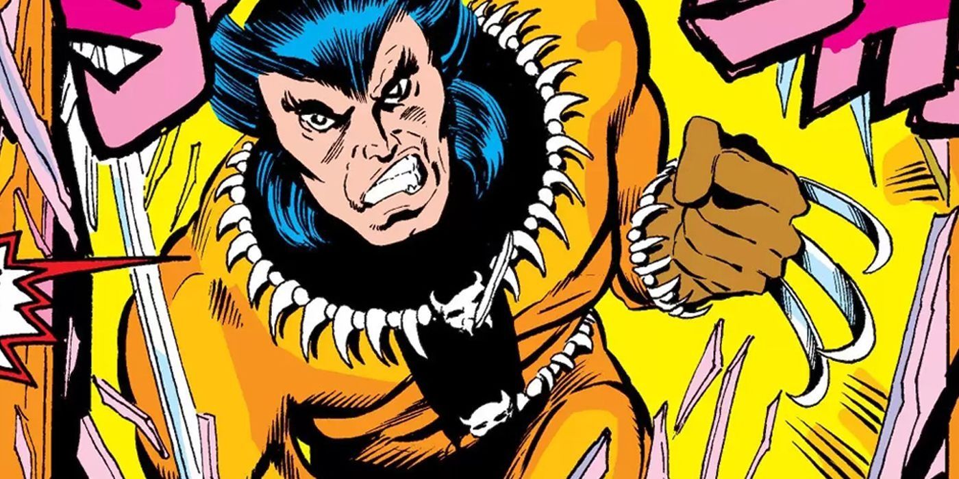 Wolverine em sua fantasia de Fang da Marvel Comics