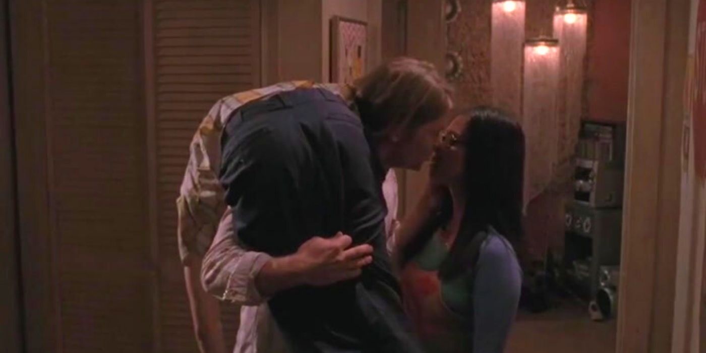 Zack and Lane kiss for the first time on Gilmore Girls