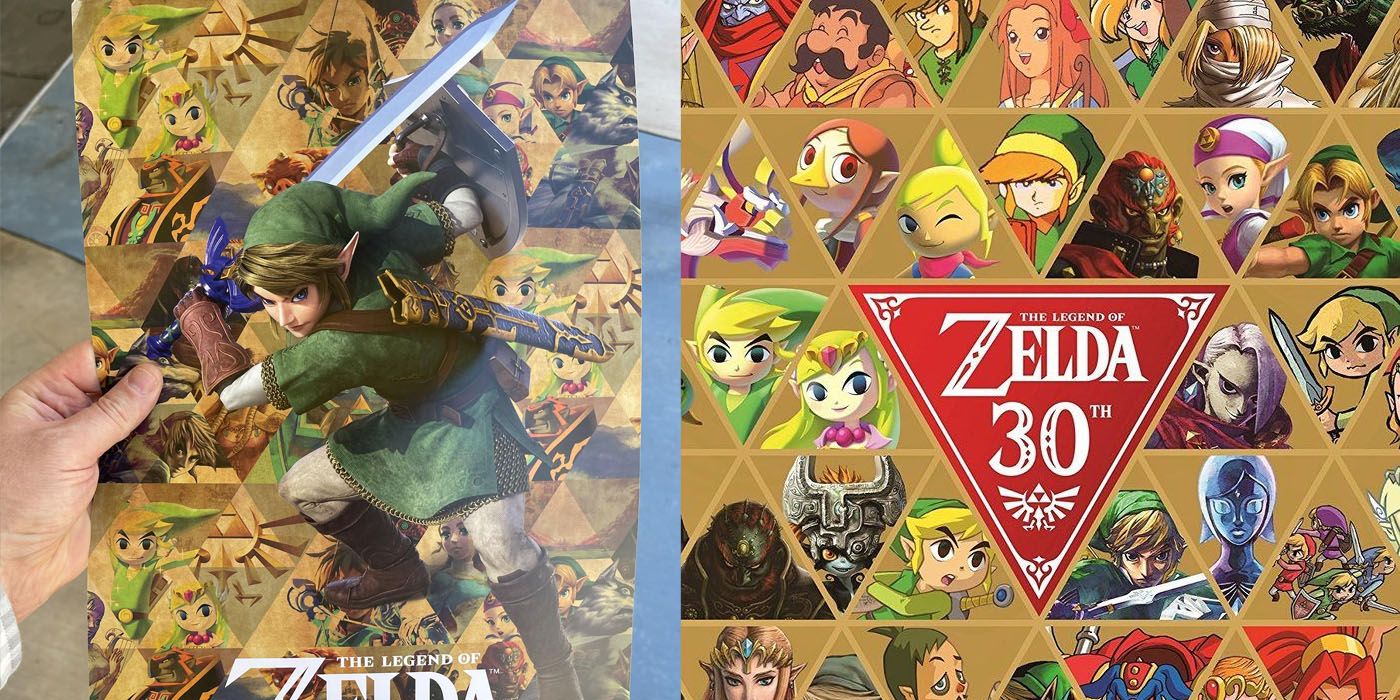 Zelda Anniversary Poster Comparison