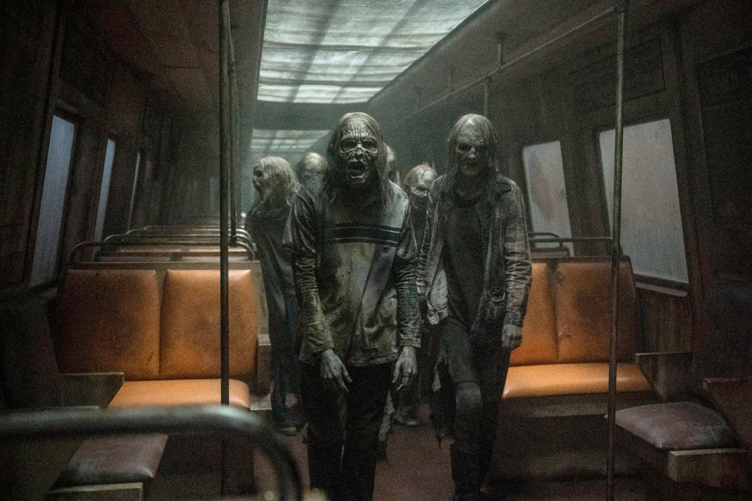 Walking Dead Season 11 Images Show Zombies Taking Over a Train