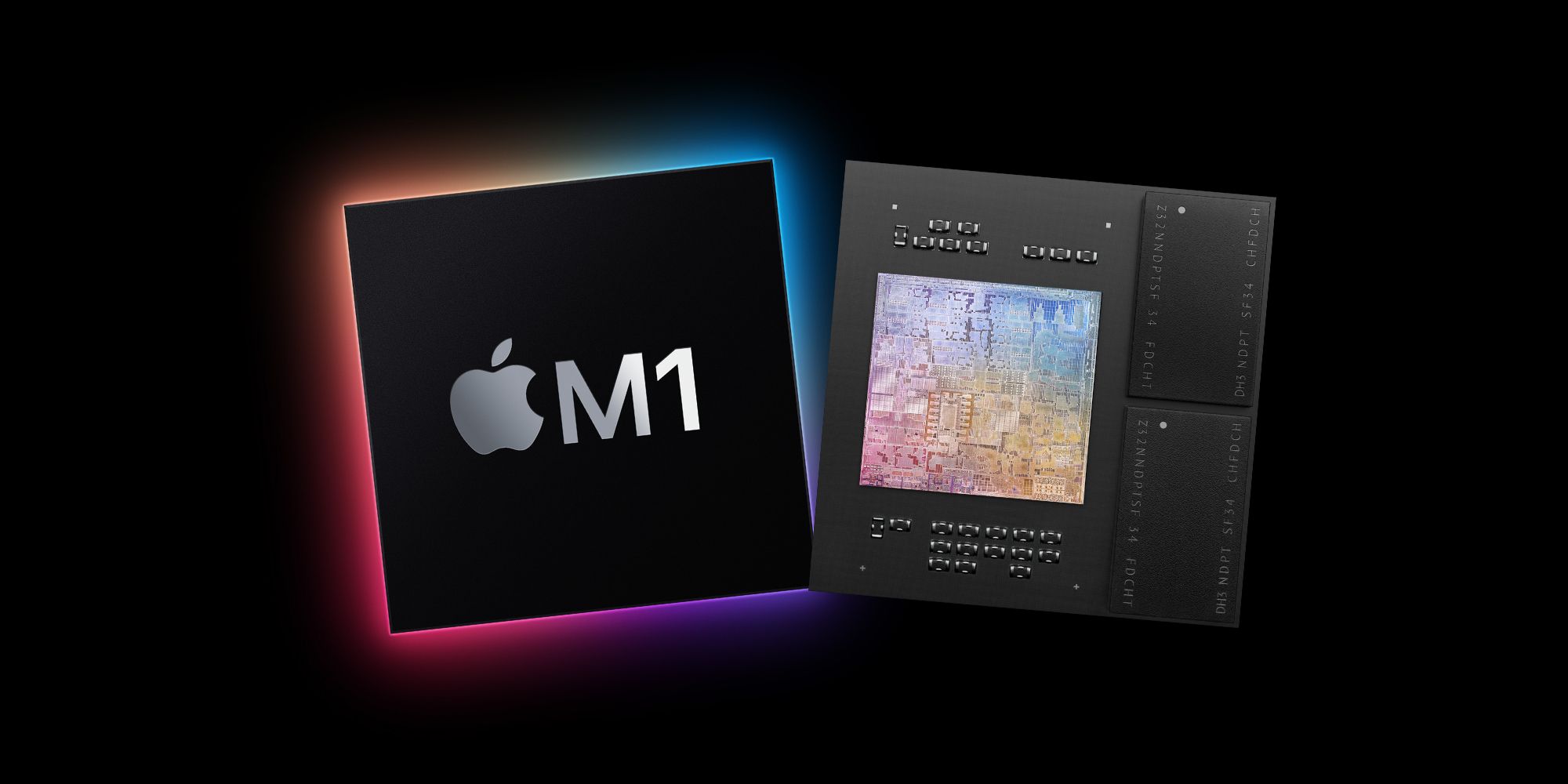 Official renders of Apple M1 chip