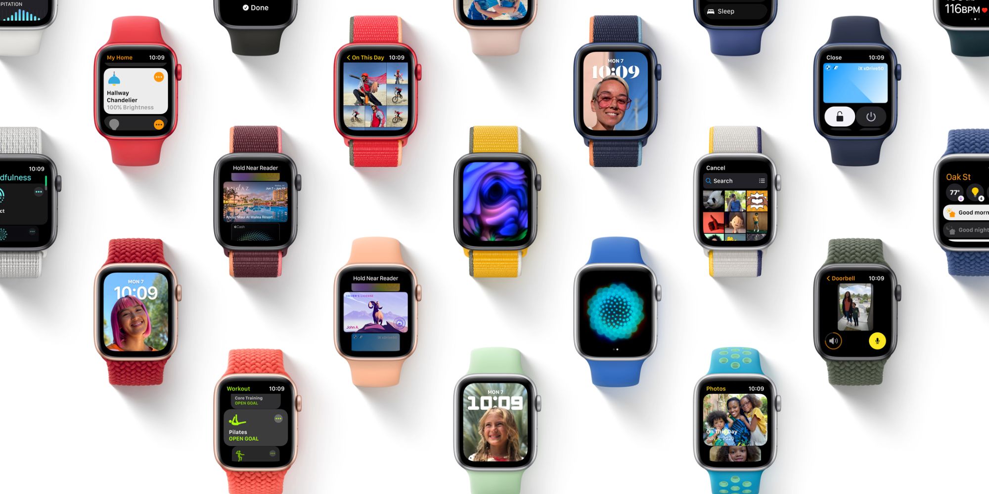 Apple Watches running watchOS 8