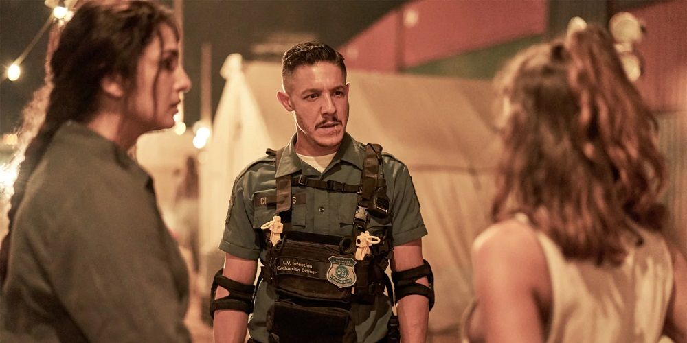 Burt scolds Geeta and Kate in Army of the Dead