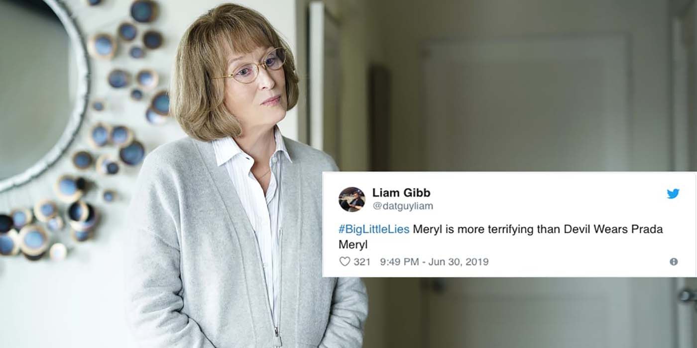 Big Little Lies meme featuring Meryl Streep