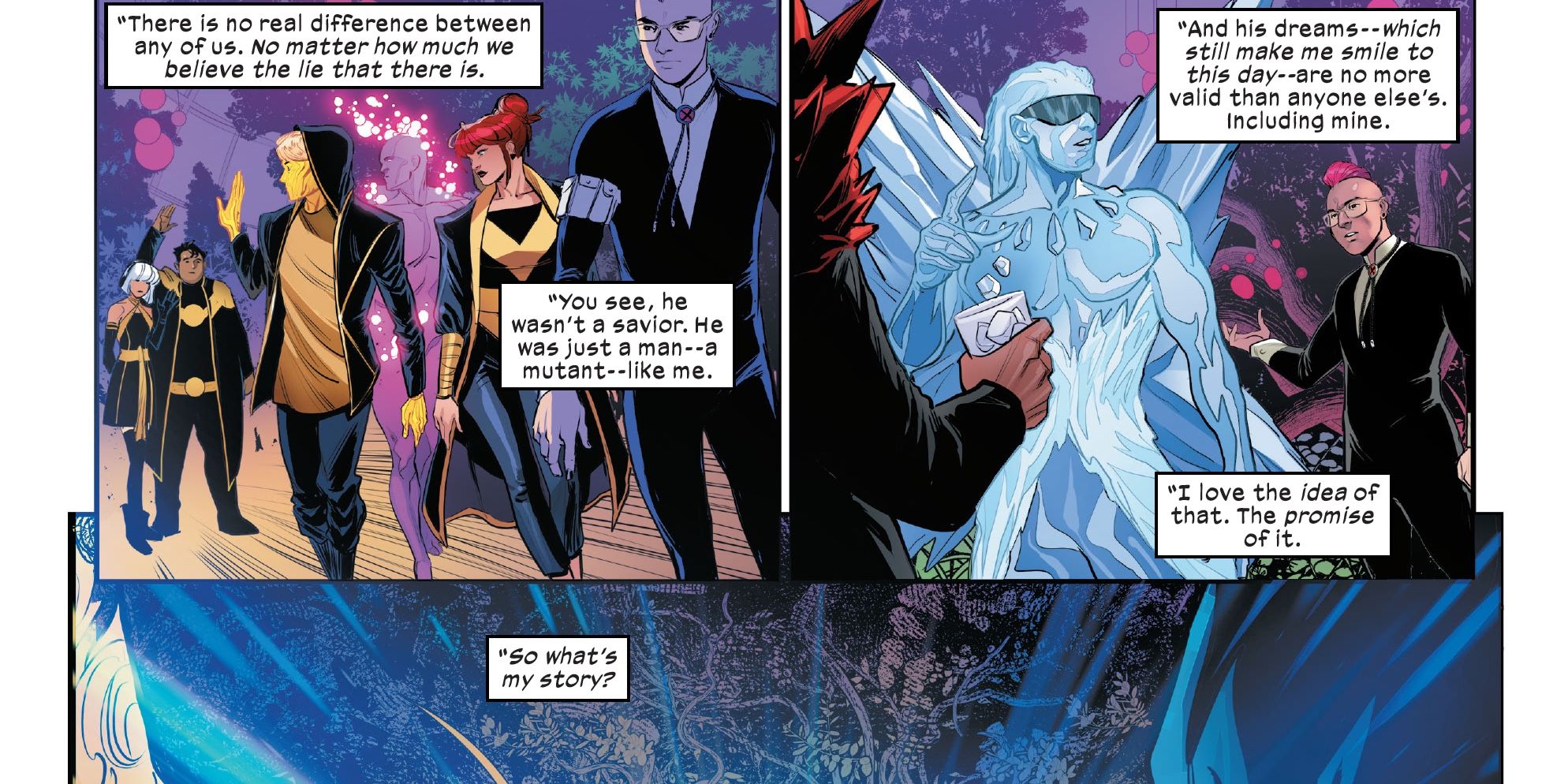 Cyclops talks about Xavier's dream