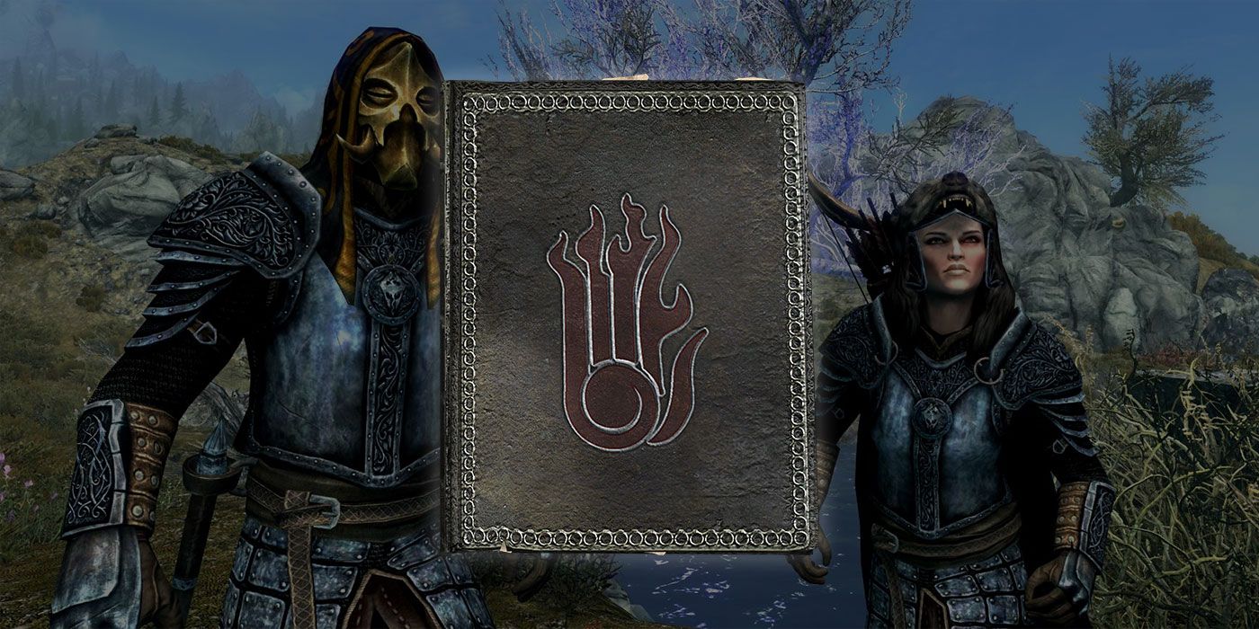 Real-Life Elder Scrolls Destruction Spellbook Crafted by Fan