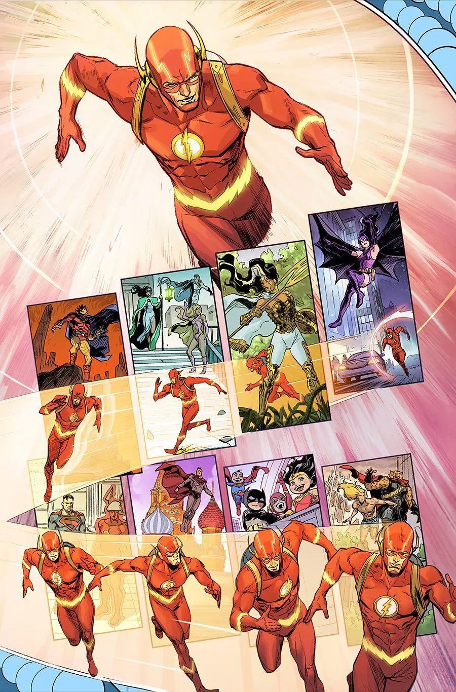 The Flash is Visiting Every Earth in Infinite Frontier Preview
