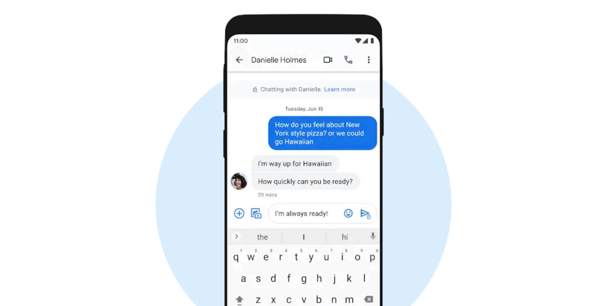 End-to-end encryption in Google Messages
