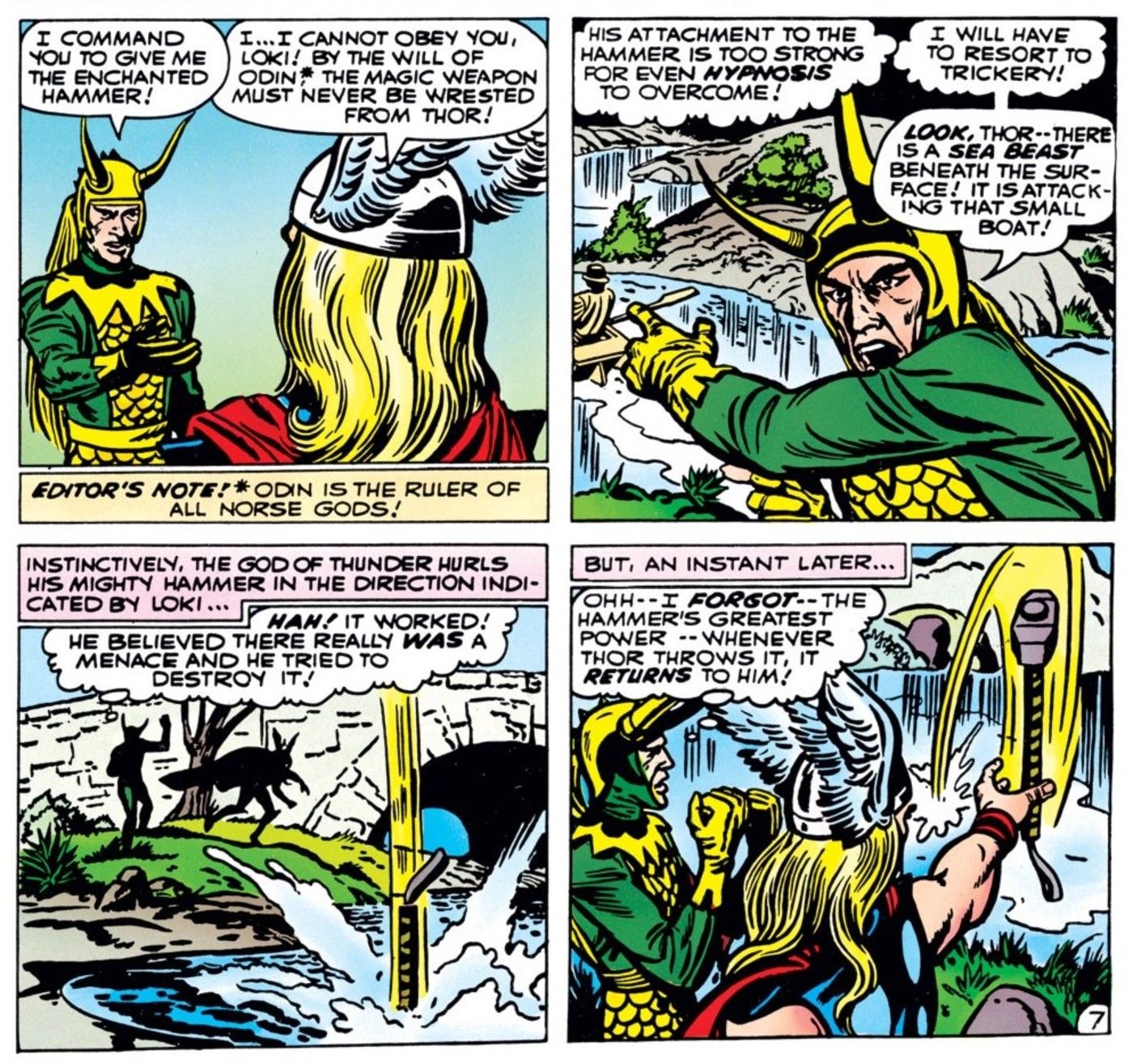 Stan Lee Originally Made Loki A Total Idiot in His First Marvel Comic