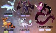 Pok mon Art Imagines Dragon Type Eeveelutions Pok mon Art Imagines Dragon Type Eeveelutions