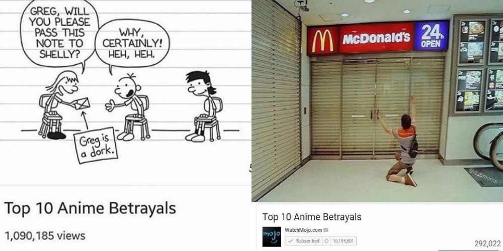 top 10 anime betrayals  Meme by ikubb  Memedroid