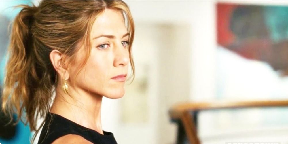Jennifer Aniston looking forlorn and off camera in The Break Up