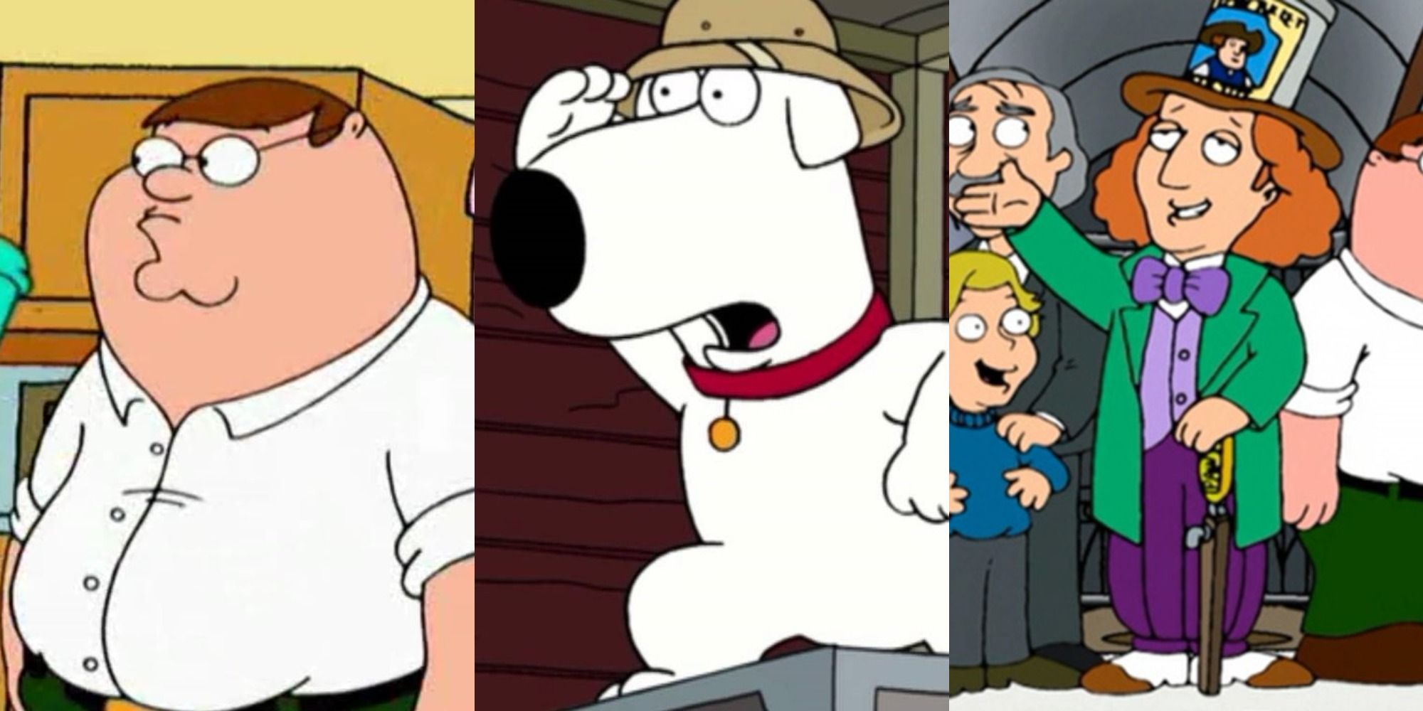 Various stills from Family Guy