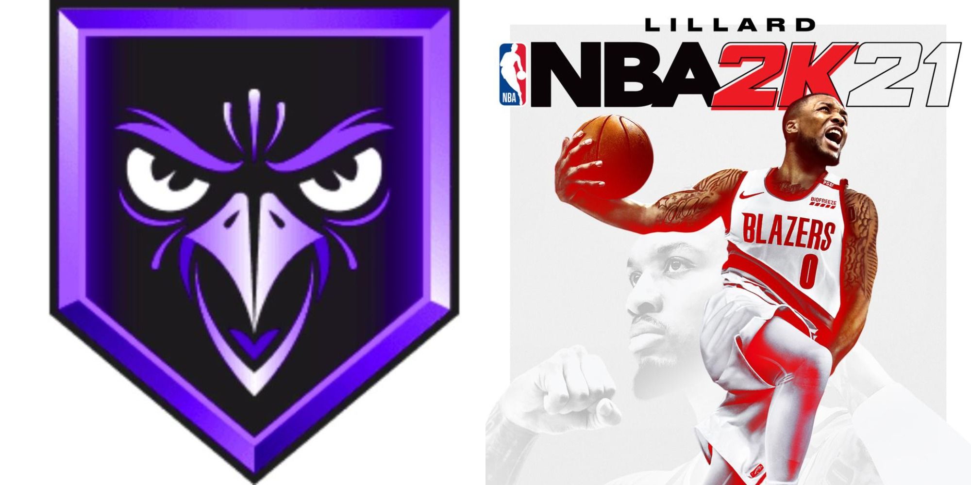 An image of the interceptor badge and the NBA 2K21 front cover