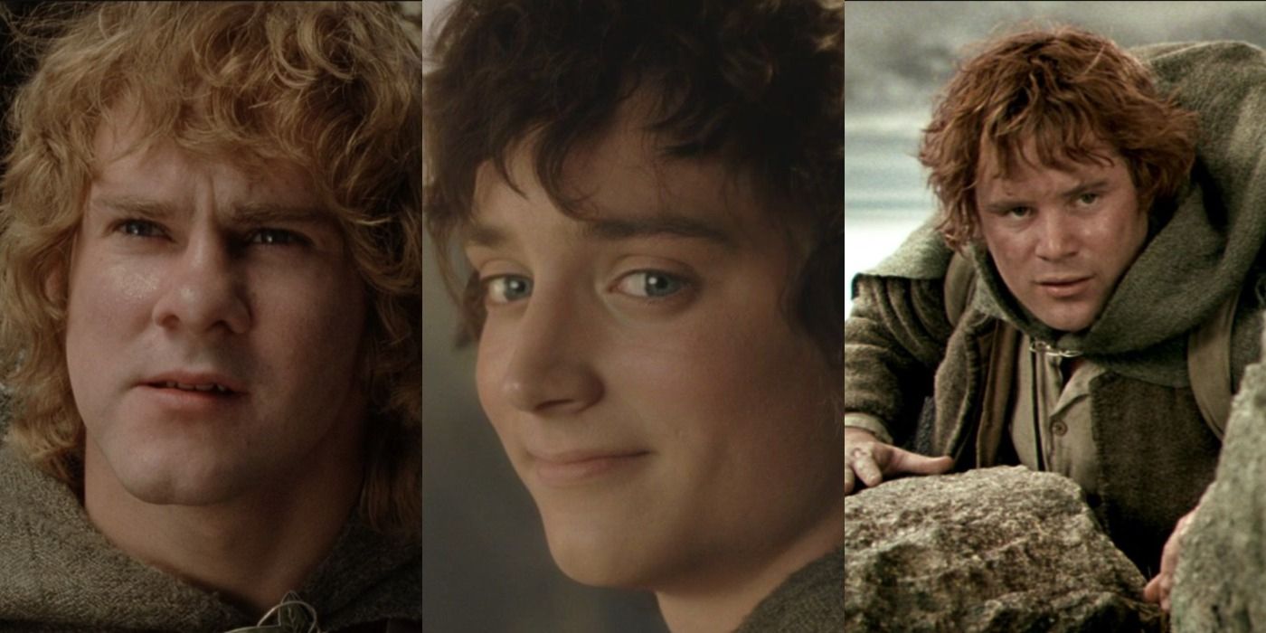 Merry, Frodo, and Sam in The Lord of the Rings