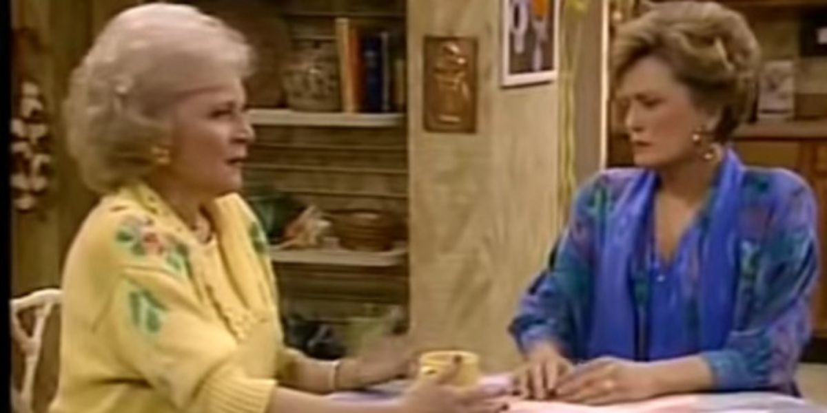 Rose and Blanche arguing in the kitchen