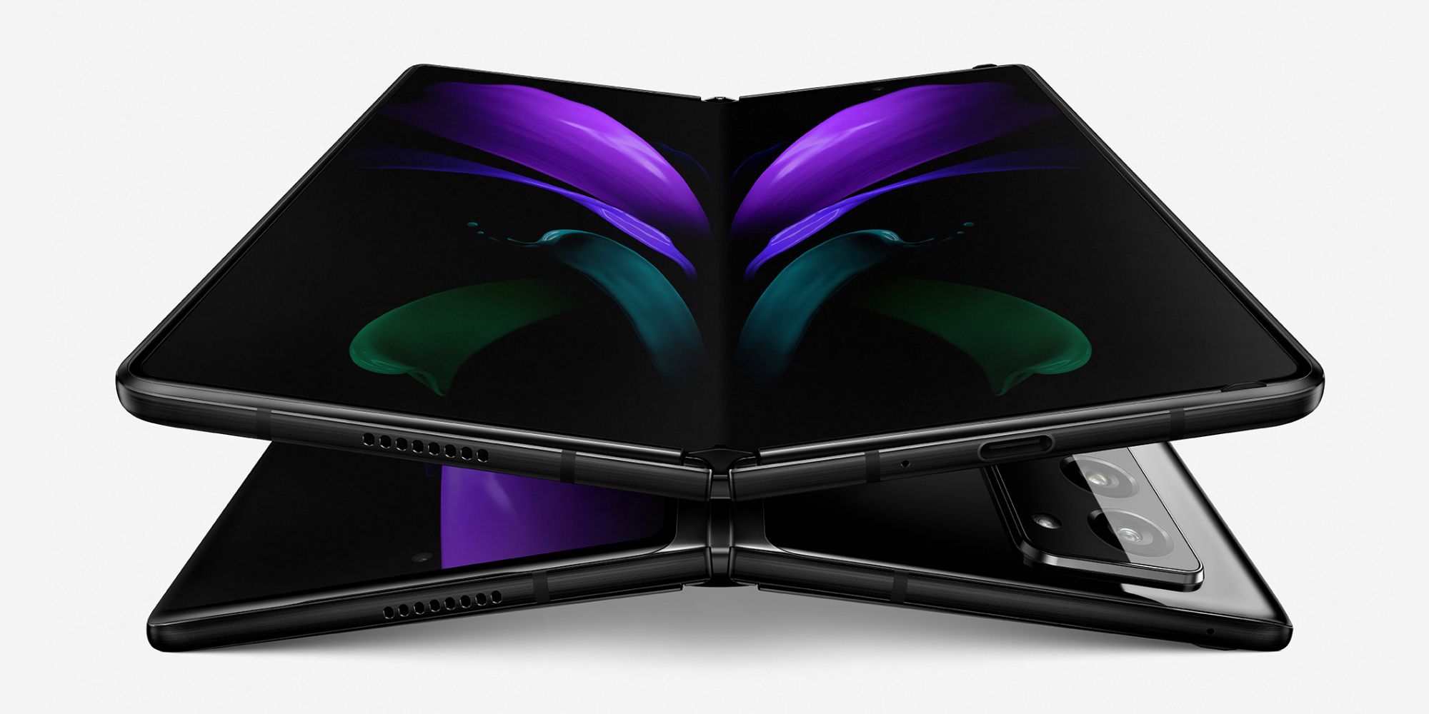 Official render of Samsung Galaxy Z Fold 2 in black