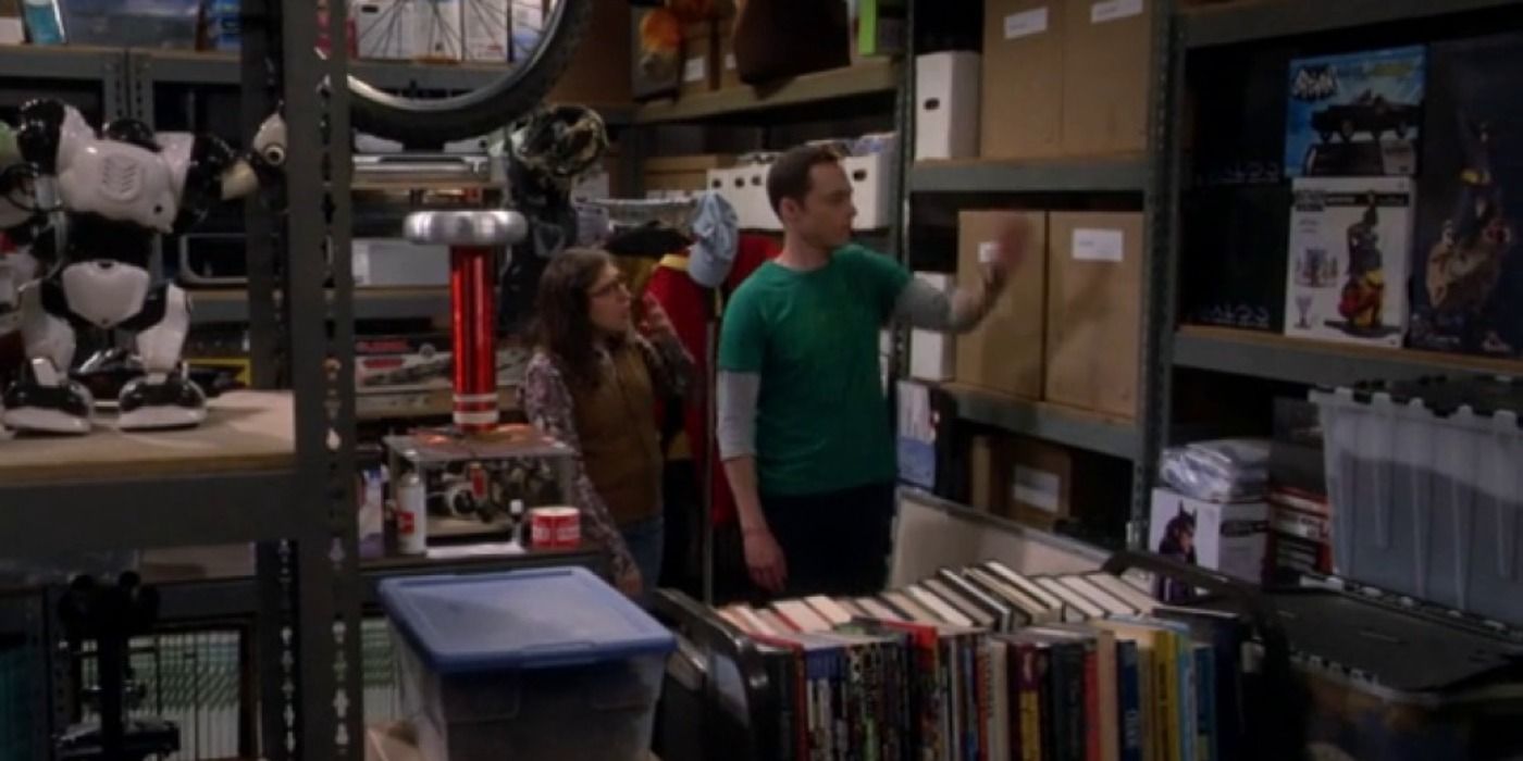 Sheldon's storage closet on TBBT