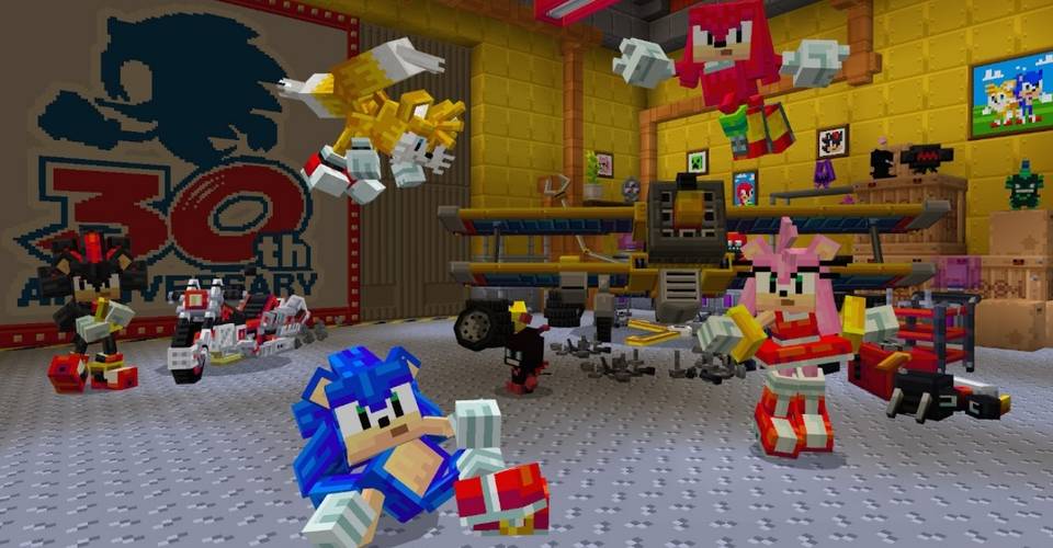 Minecraft Meets Sonic In Awesome New Mashup Pack Screen Rant Minecraft Meets Sonic In Awesome New Mashup Pack Screen Rant