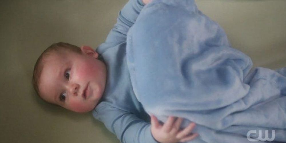Baby Sam in his crib in Supernatural