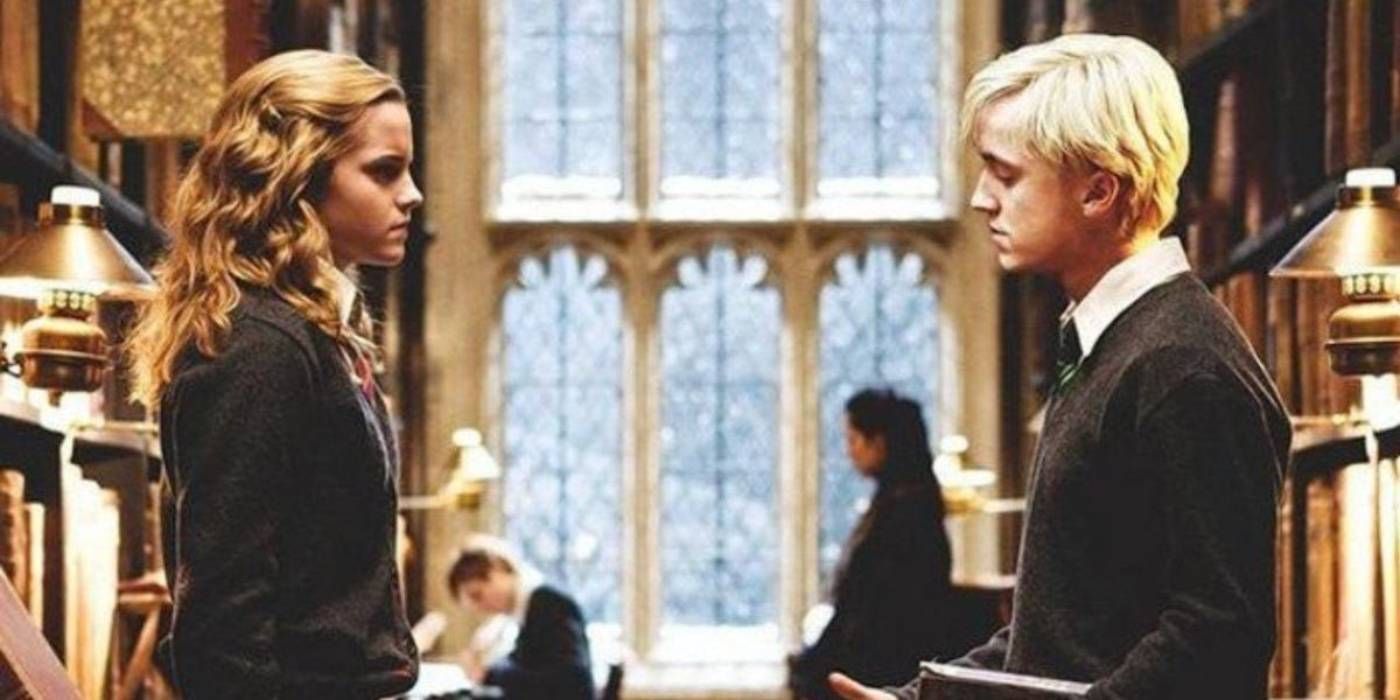 Hermoine and Draco in Harry Potter