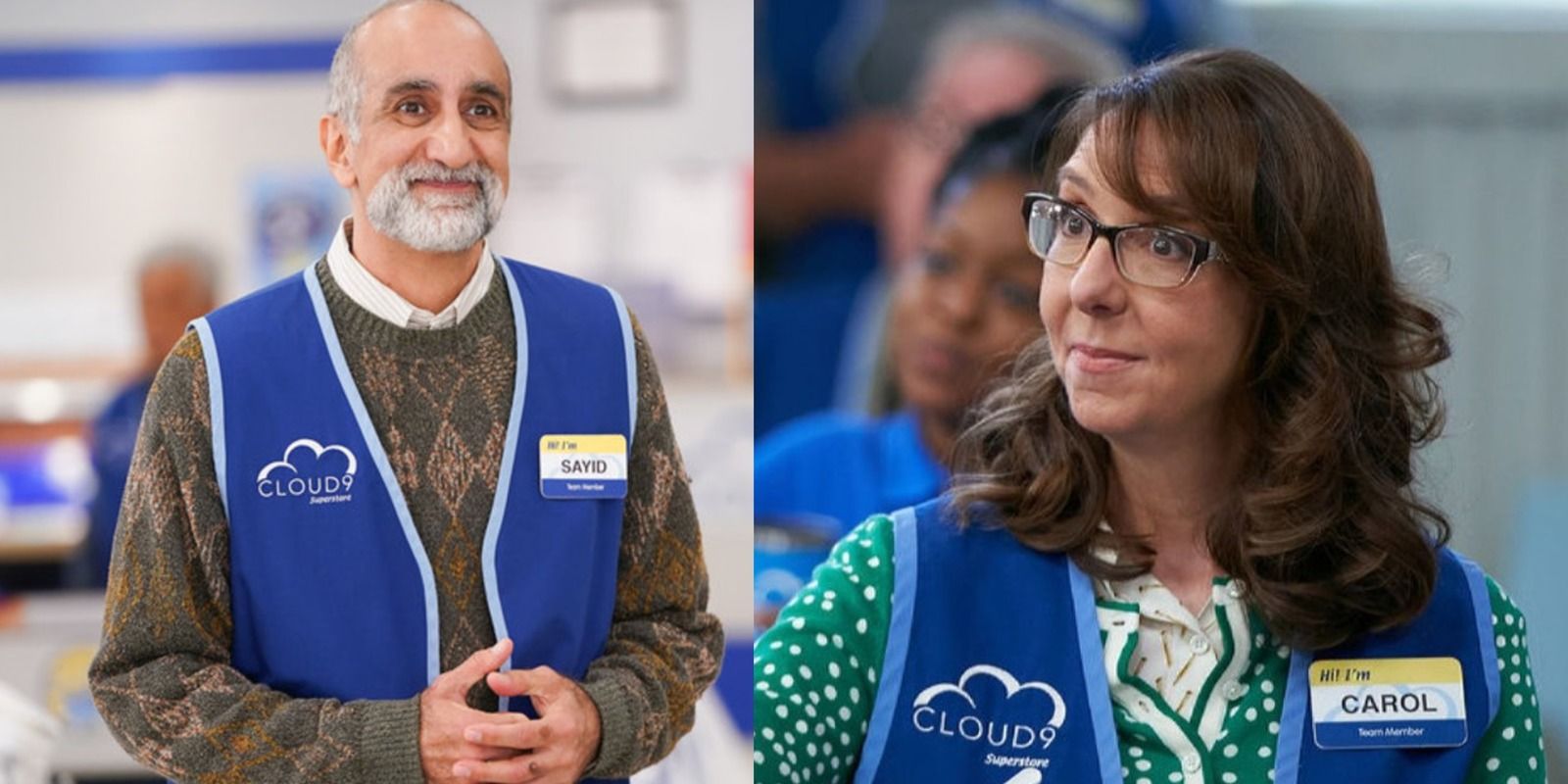 Sayid and Carol in Superstore