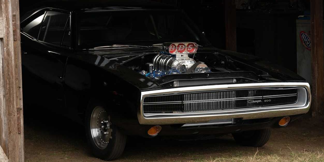 1970 Dodge Charger R/T inside Dom's garage in Thailand in Fast 9