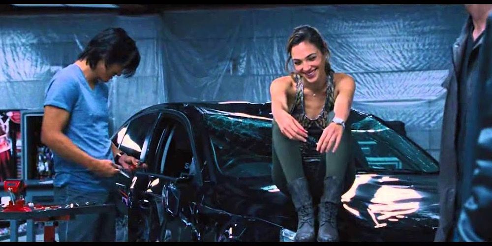 Han and Gisele in laugh at Rome Fast & Furious 6