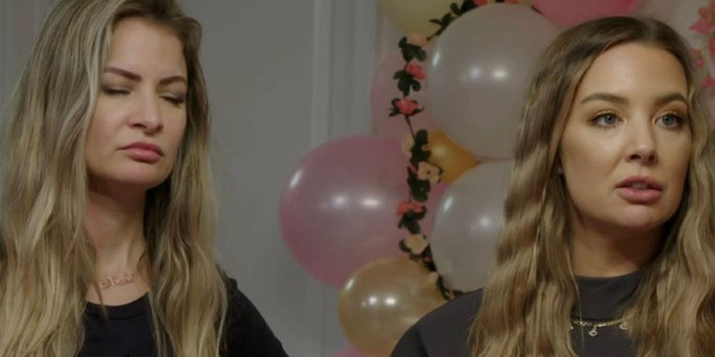 90 Day Fiancé's Jenn and Becky Potthast standing in front of balloons