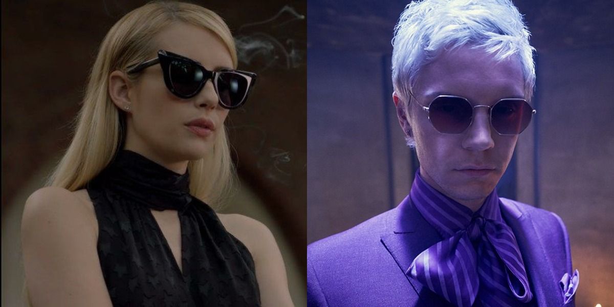 Split image showing Madison in AHS: Coven and Mr. Gallant in AHS: Apocalypse